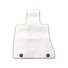 2023-2025 Genesis G90 Carpeted Floor Mats (White) Driver Mat