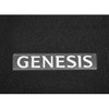 2023-2025 Genesis GV60 Carpeted Cargo Mat with Seatback Protection: Available in Black. 