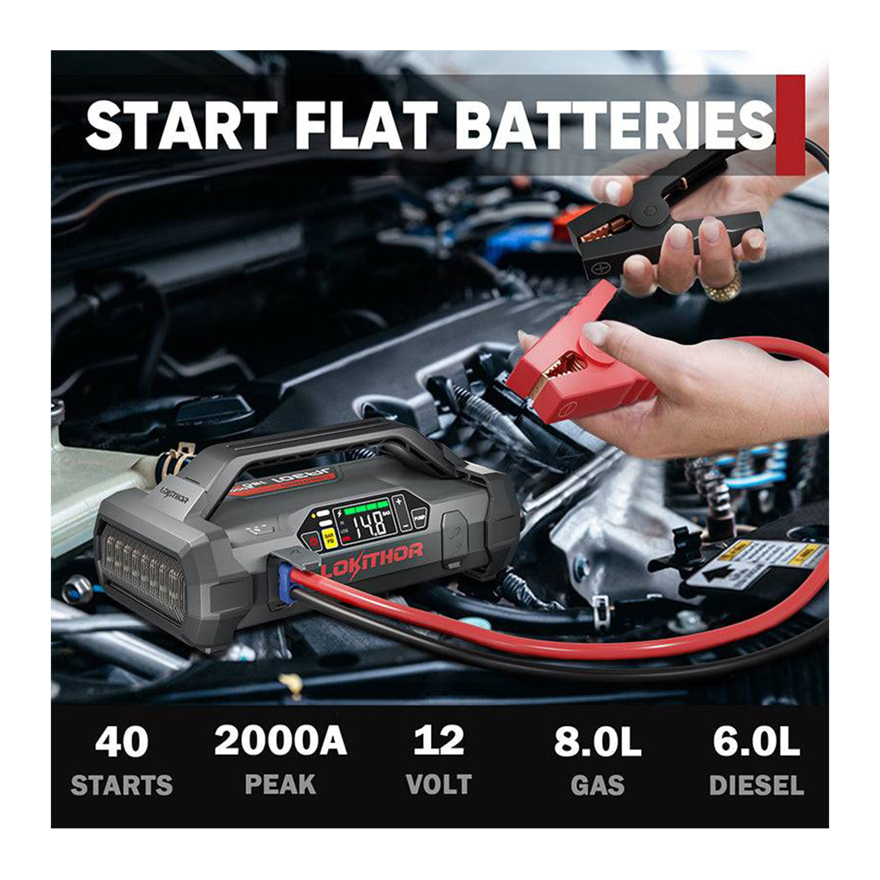 LOKITHOR JA301 Jump Starter - Free Shipping | Genesis Parts and