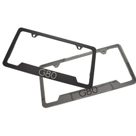 Genesis G80 License Plate Frame - Options