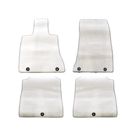 2023-2025 Genesis G90 Carpeted Floor Mats (White) Full Set