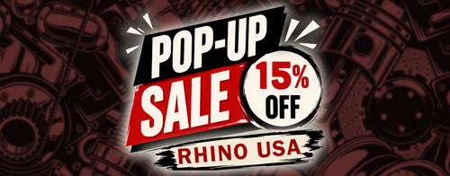 Save 15% During Our Rhino USA Pop-Up Sale