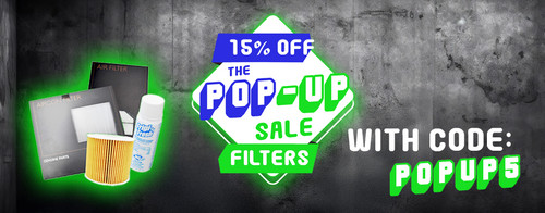 Save 15% on Filters During Our Limited-Time Pop-Up Sale