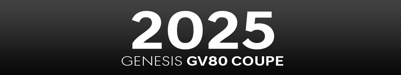 2025 Genesis GV80 Coupe Accessories & Parts