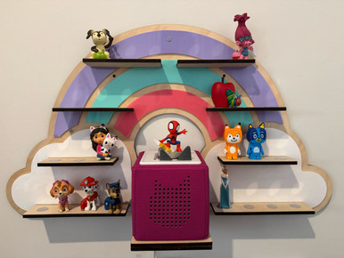 Tonie Box Shelf - Rainbow (Holds 34 pcs)