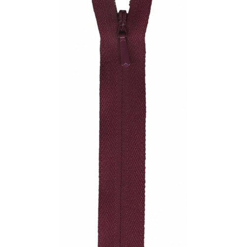 Invisible Zipper-Burgundy