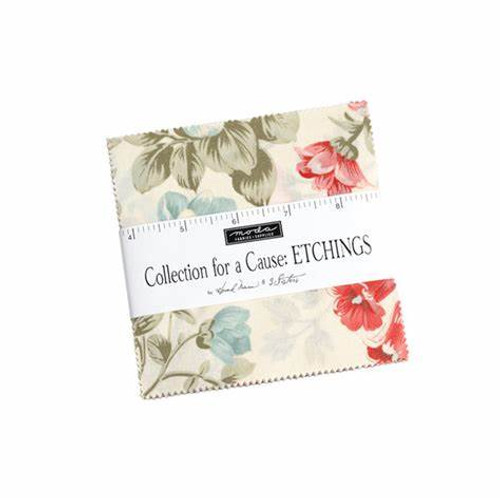 Moda Collection for a Cause: ETCHINGS 5” Charm Pack