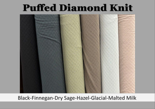 Puffed Diamond Knit