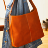 Shoulder Bag with Side Zip Pocket