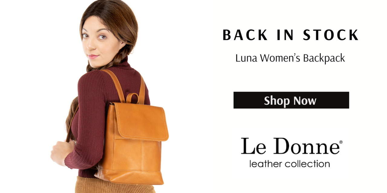 Le Donne Leather Simple Flap Over Crossbody Bag