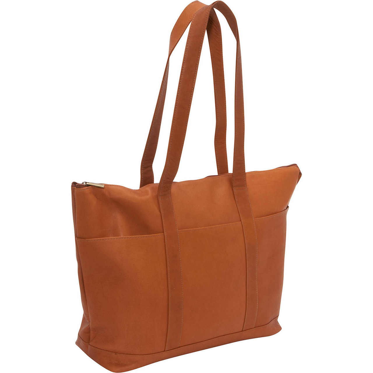 Leather Large-Sized Two-Strap Tote – Le Donne Leather