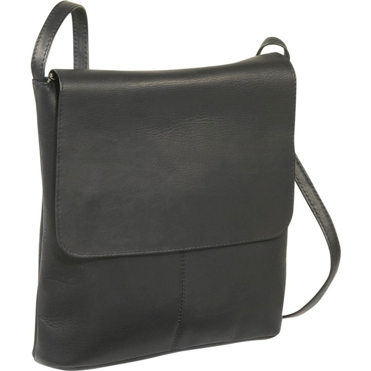 Fauré Le Page Leather Crossbody - Black Crossbody Bags, Handbags - FLP20649