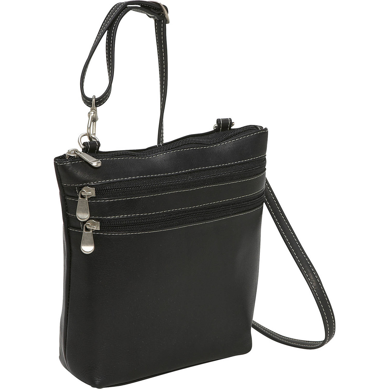 3 zip handbag