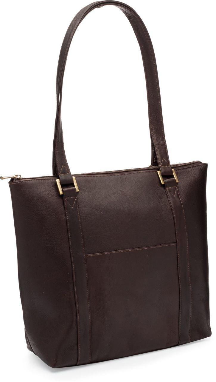Le Donne Leather Small Simple Dual Strap Tote Bag, Premium Full Grain ...