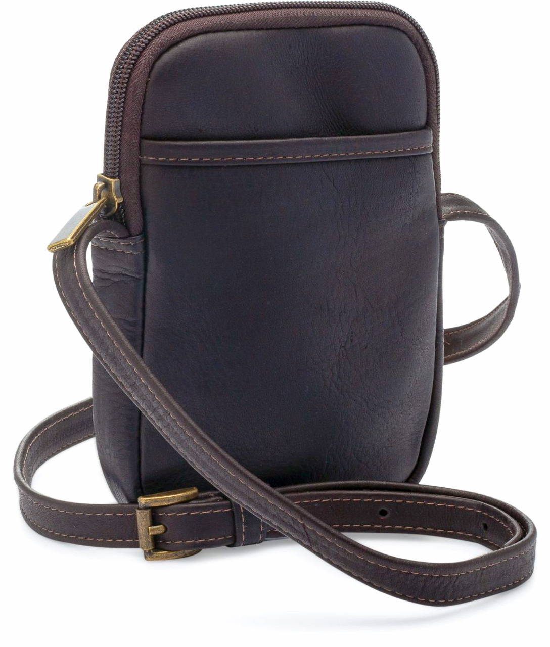 Chloé Walden Mini Leather Crossbody Phone Pouch