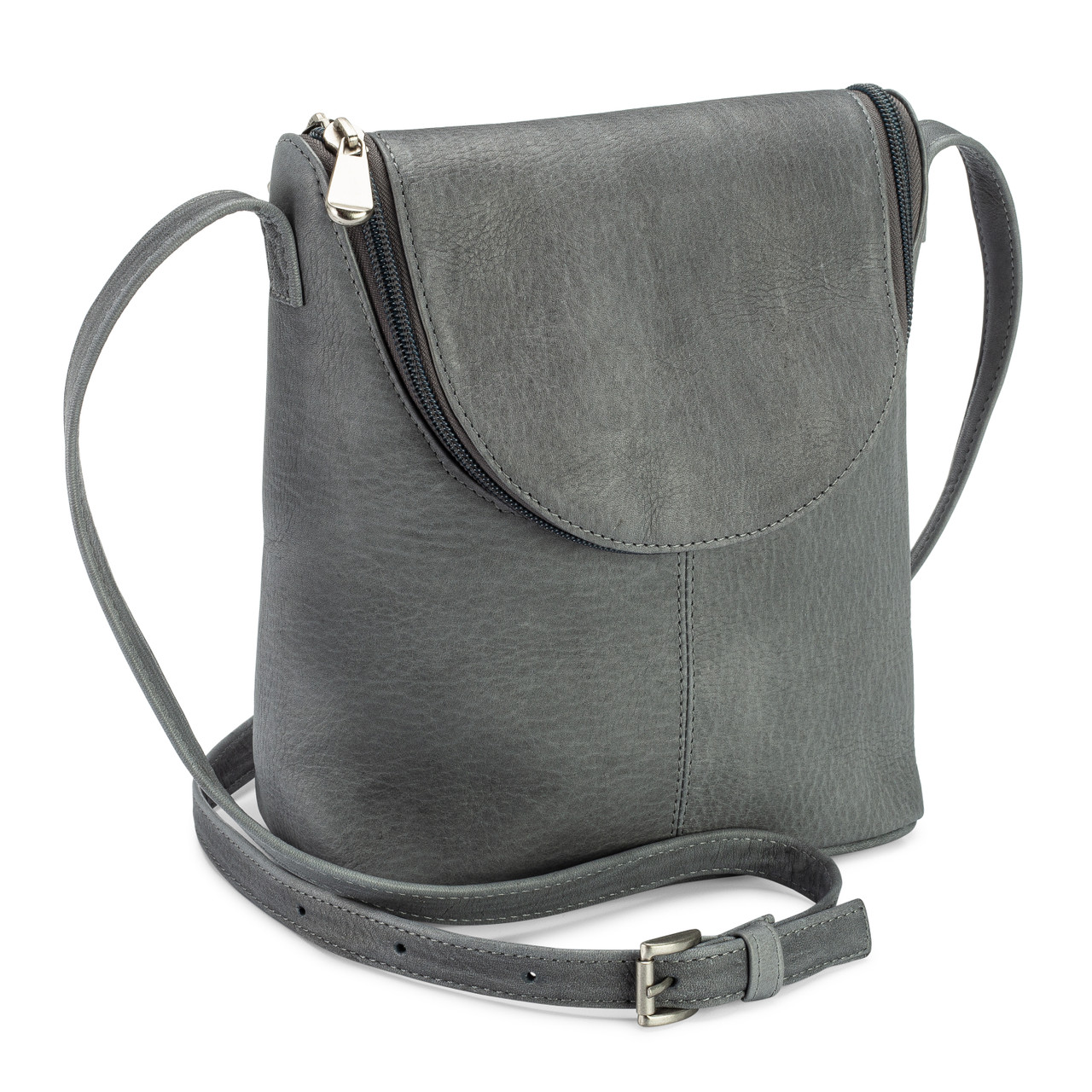 Leather crossbody bag Fauré Le Page Black in Leather - 17246677