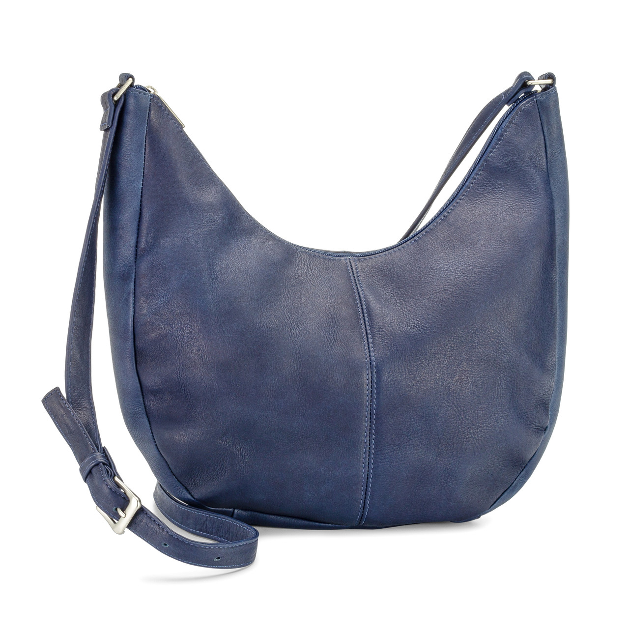 Blue Half Moon Pochette And Crossbody