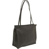 Leather Zipper Tote Bag - Le Donne Leather
