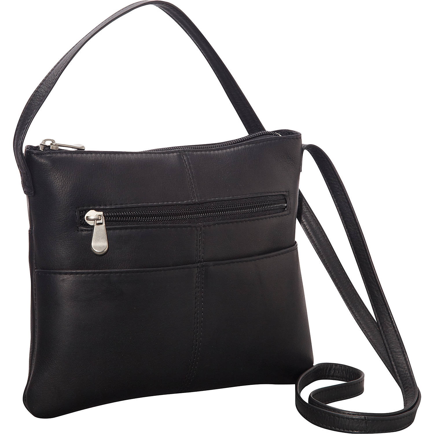Multi-Pocket Crossbody Shoulder Bag – Le Donne Leather