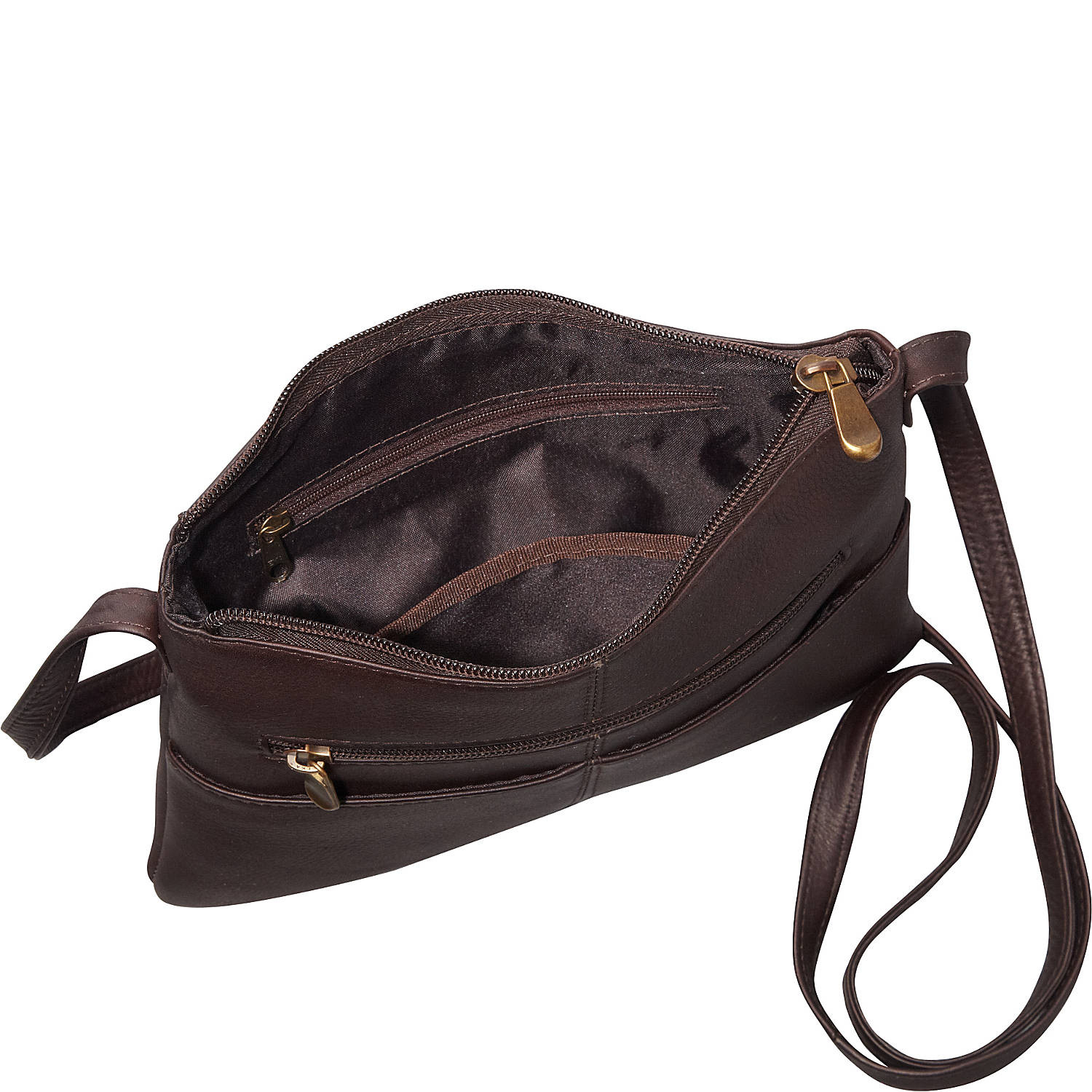 Multi-Pocket Crossbody Shoulder Bag – Le Donne Leather