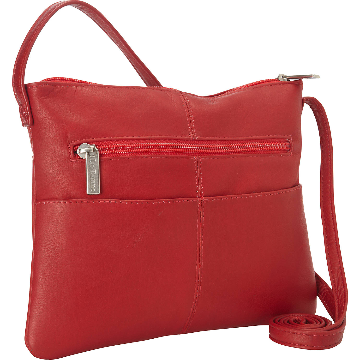 Multi-Pocket Crossbody Shoulder Bag – Le Donne Leather