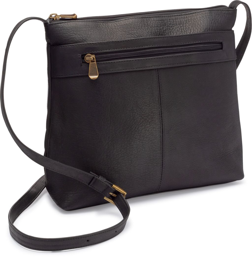 Multi-Pocket Leather Purse - Le Donne Leather