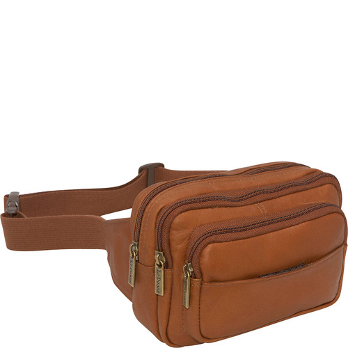 Multi-Compartment Waist Pack - Le Donne Leather