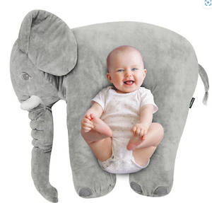 Almohada de Soporte para Bebé de Elefante Gigante (65 cm)