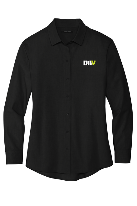 Ladies Stretch Woven Dress Shirt