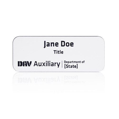 DAV Auxiliary Department Name Badge