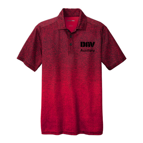 Auxiliary Ombre Heather Polo