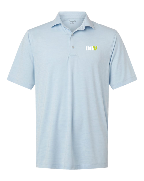 Striped Heather Performance Polo
