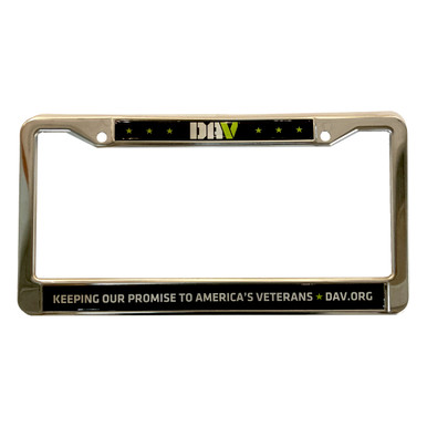 License Plate Frame - DAV