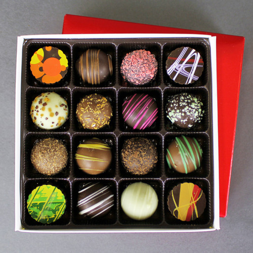 Chocolate Truffle 16 Piece Assortment Gift Box