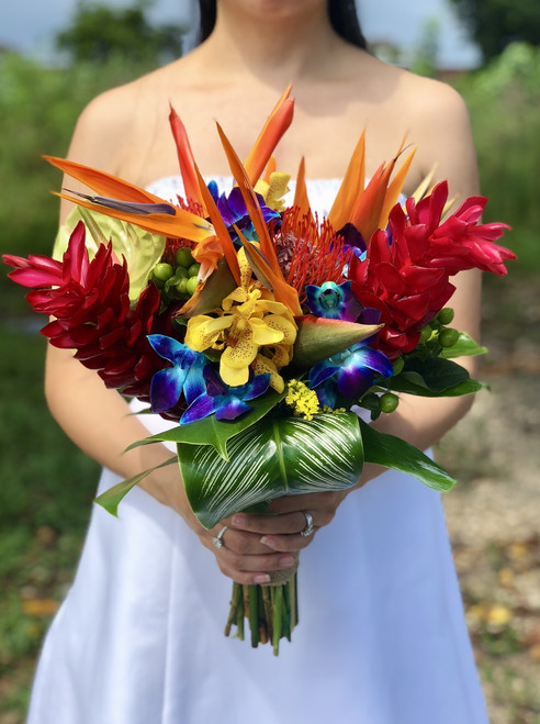 Tropical Paradise Bridal Bouquet