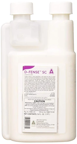 D-Fense SC Insecticide in pint size for residential and commercial pest control.
