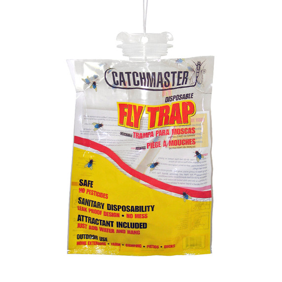 Disposable Fly Trap by Catchmaster for easy fly control and disposal.