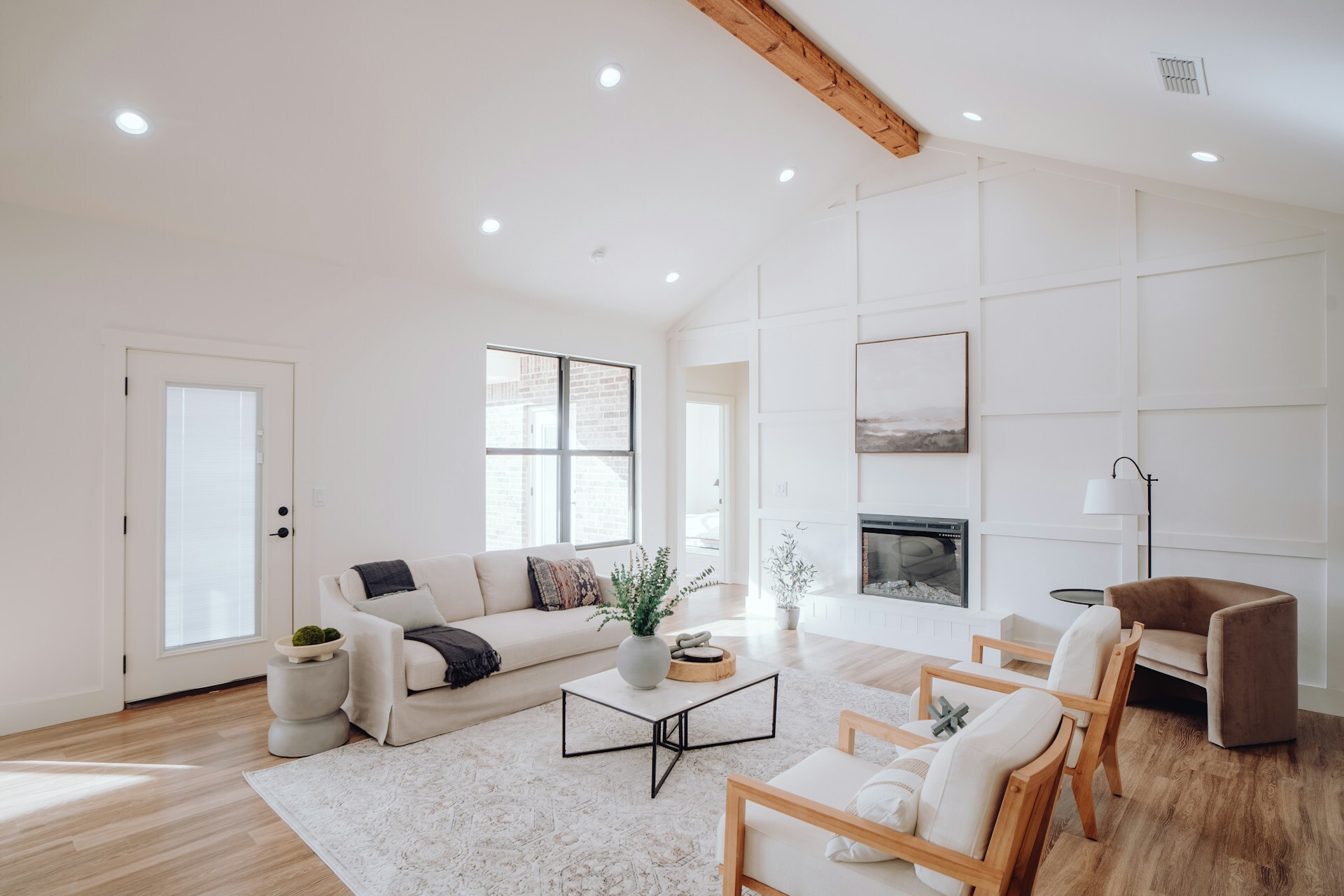 living room with furniture