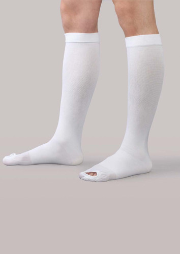 Therafirm Anti-Embolism Knee High Open-Toe Stockings [NOT RETURNABLE]