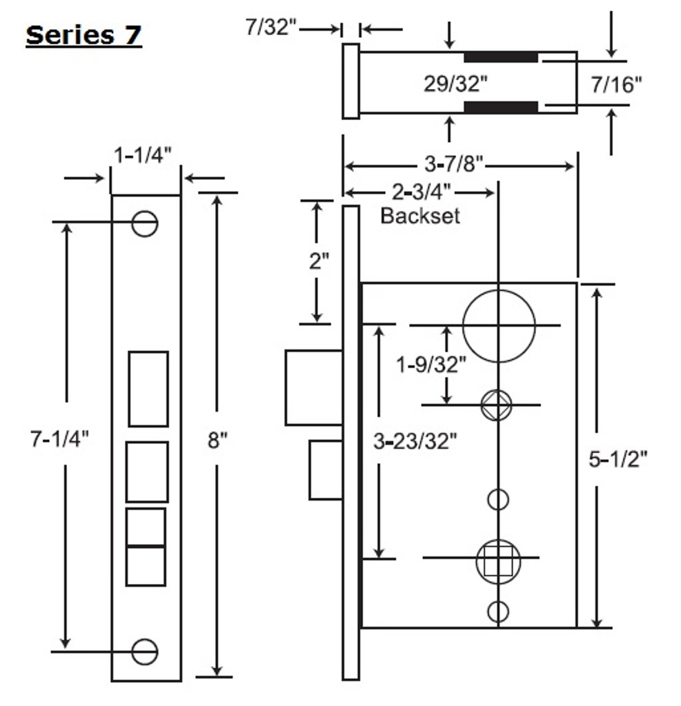 Marks New Yorker Lever / Plate Design 7NY92 / 9NY92