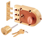 Segal - Single Cylinder Jimmy Proof Interlocking Slam Lock Deadbolt