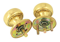 Progressive - Thru Bolted Knobs Assembly K6220-26D/03 For Marks Mortise Locks Polished Brass