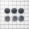 Samsung Dishwasher Lower Dish Rack Holder Roller DD66-00023A (6 Pack)
