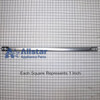 GE Refrigerator Drawer Door Handle (Stainless) WR12X31906
