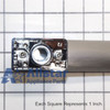 GE Refrigerator Drawer Door Handle (Stainless) WR12X31906