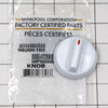 Whirlpool Range Control Burner Knob (White) WP98006102