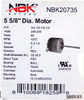 EQUIVALENT TO US MOTORS 5482H, MARS 20471, CENTURY FE6004F, K055WKY1117012B