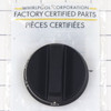 Whirlpool Range Control Knob (Black) WP71001057