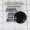 Whirlpool Range Infinite Switch Knob (Black) WP7737P030-60