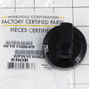 Whirlpool Range Burner Control Knob (Black) WPW10160649